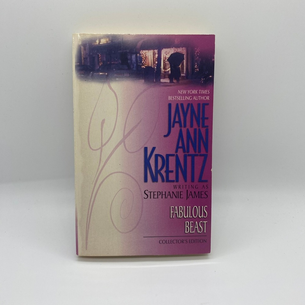 Jayne Ann Krentz Fabulous Beast Book Adult OS Purple Good Collector's Edition